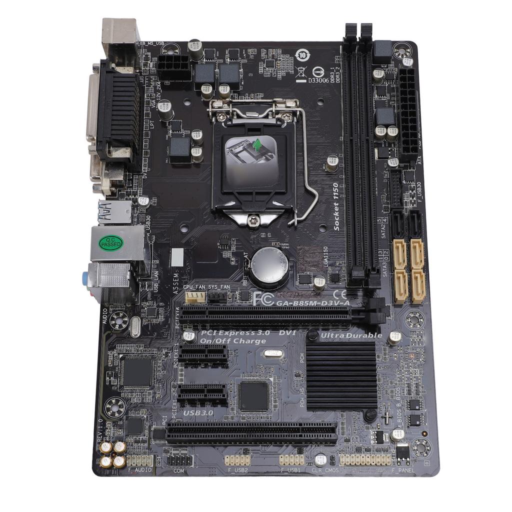 Computer Motherboard M ATX DDR3 X 2 DIMM Slot Gaming Motherboard Replacement for LGA 1150 for Core I7