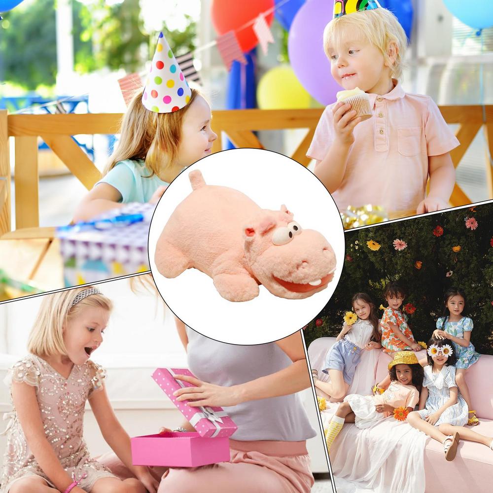 40 см плюшевая игрушка бегемот, обнимающая подушка бегемот, подарочный очаровательный декор стола плюшевые игрушки уникальные мягкие игрушки бегемот для детей