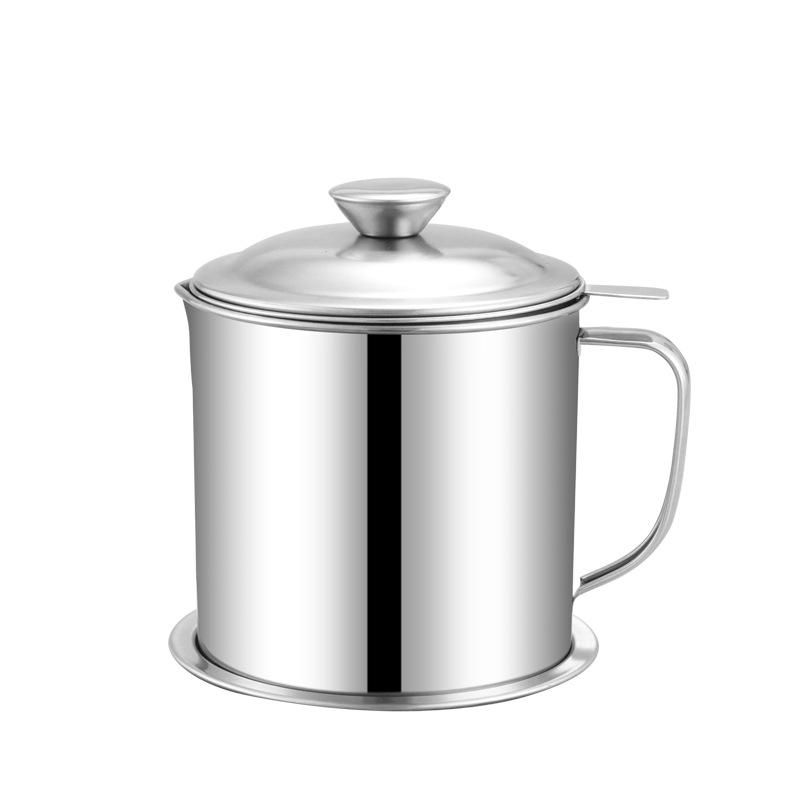 Oil Filter With Strainer Kitchen Oil Storage Jar With Lid Oil Bottle Oil Control Filter Household Cooking Storage Filter Jar