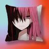 EElfen Lied LLilium Lucy  Pillow cover Soft Microfiber Pillowcase Home Sofa Decor Surprise Decorative printed