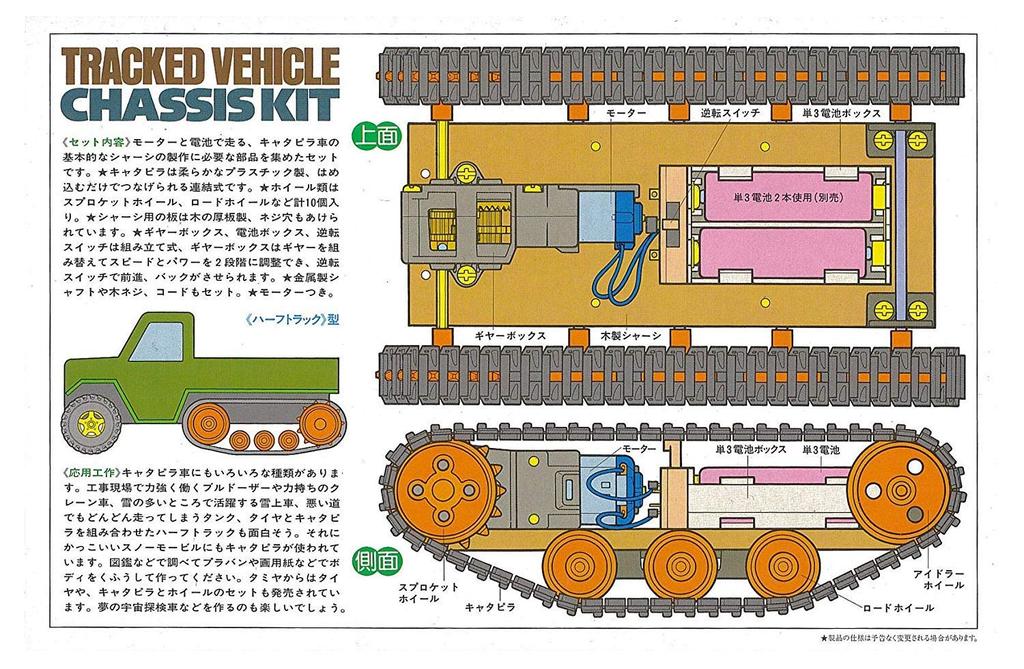 Tamiya Веселая серия поделок 108 Танковая поделка Базовый набор 70108 №