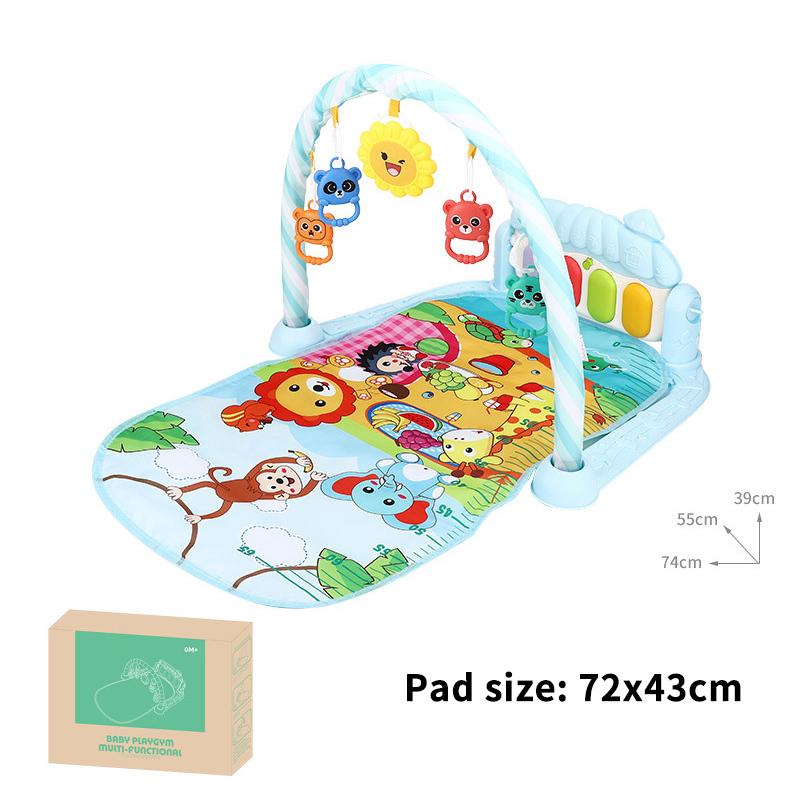 1 Set Music Pedal Piano Multifunctional Children Fitness Frame Take Exercise Infant Leg Stamina Gym Crawling Frame Baby Toy