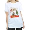 Disney Womens/Ladies Mickey Mouse Vintage Christmas Cotton Boyfriend T-Shirt