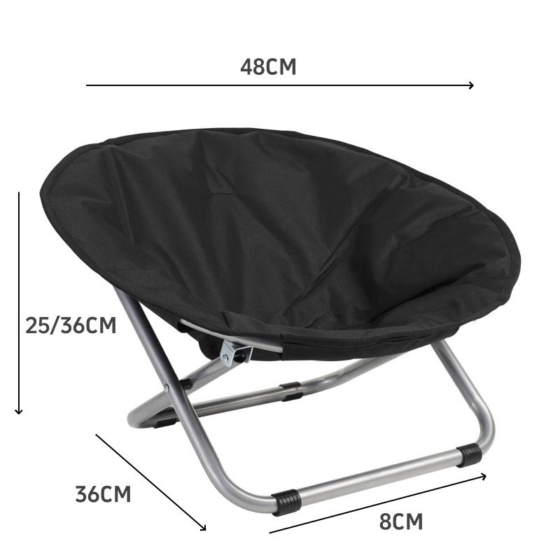Портативный стул для домашних животных Moon Chair Outdoor Camping Cats Dogs Складная кровать с регулируемой высотой и утолщенным чехлом для стула Keep Warm Chair