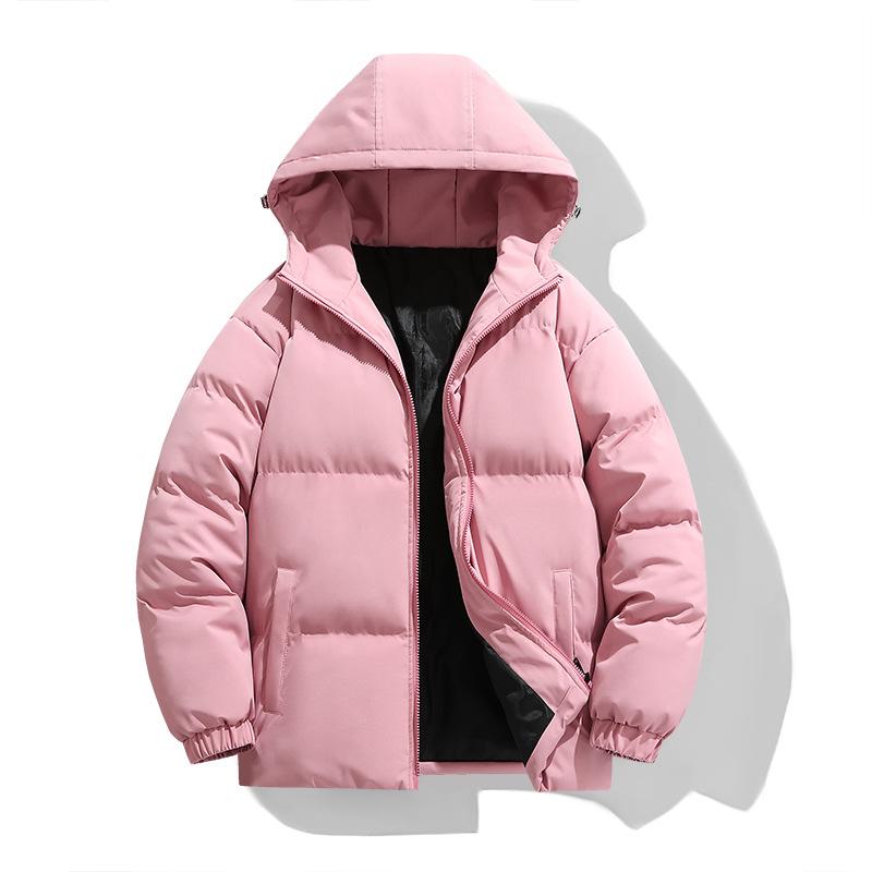 Winter New Men's and Women's Same Cotton-padded Clothes Hooded Cotton-padded Clothes Thickened Warm Trendy Cotton-padded Jackets Men's Tops