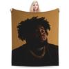 Rod Wave Nostalgia Tour Blankets Quality Warm Soft  Throw Blanket Winter Children Bedroom Street Trend Bedspread