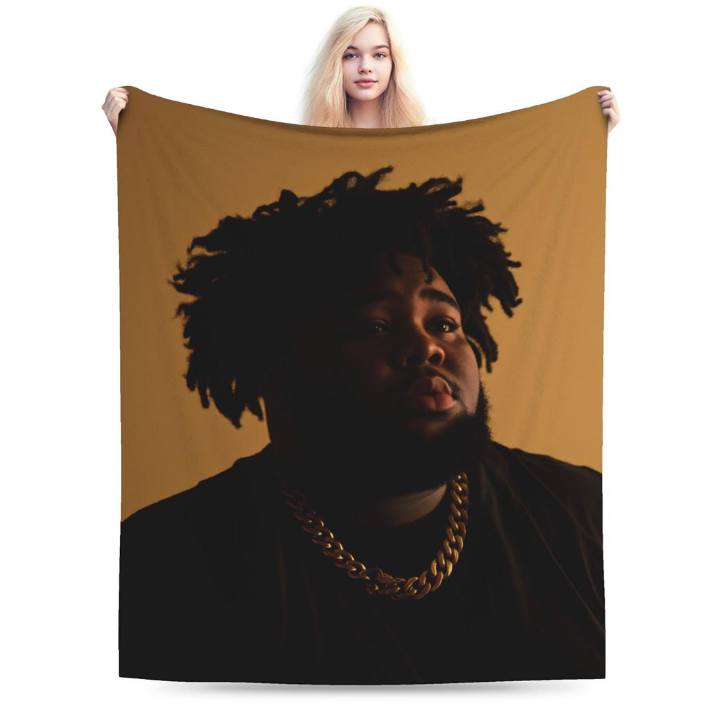 Rod Wave Nostalgia Tour Blankets Quality Warm Soft Throw Blanket Winter Children Bedroom Street Trend Bedspread