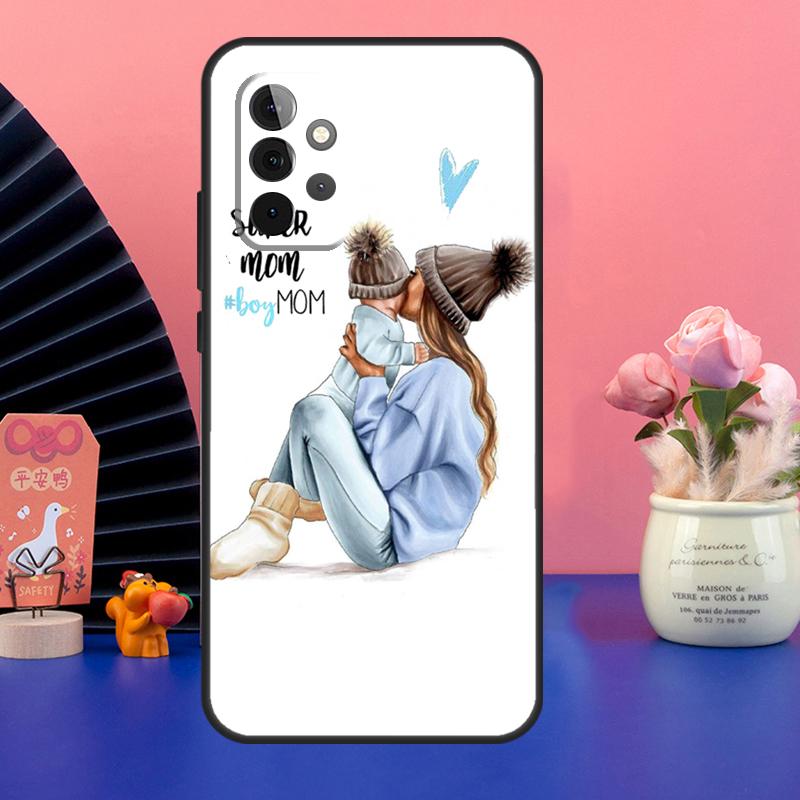 SUPER MOM MOTHER MAMA CUTE BABY Case For Samsung Galaxy A54 A34 A24 A14 A73 A53 A33 A23 A13 A52 A32 A22 A12 A51 A71 Cover