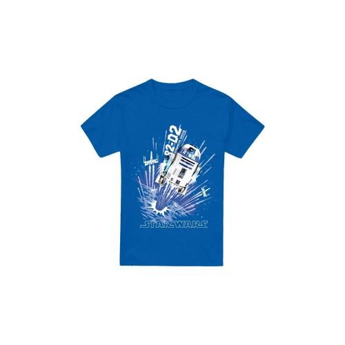 Star Wars Mens Blast Off R2-D2 T-Shirt