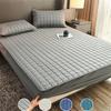 Comfortable Bedding Pure Cotton Quilted Protective Cover Checkered Mattress Thickened Non-slip Mattress Cover Dust-proof Fully Surrounded Bedspread