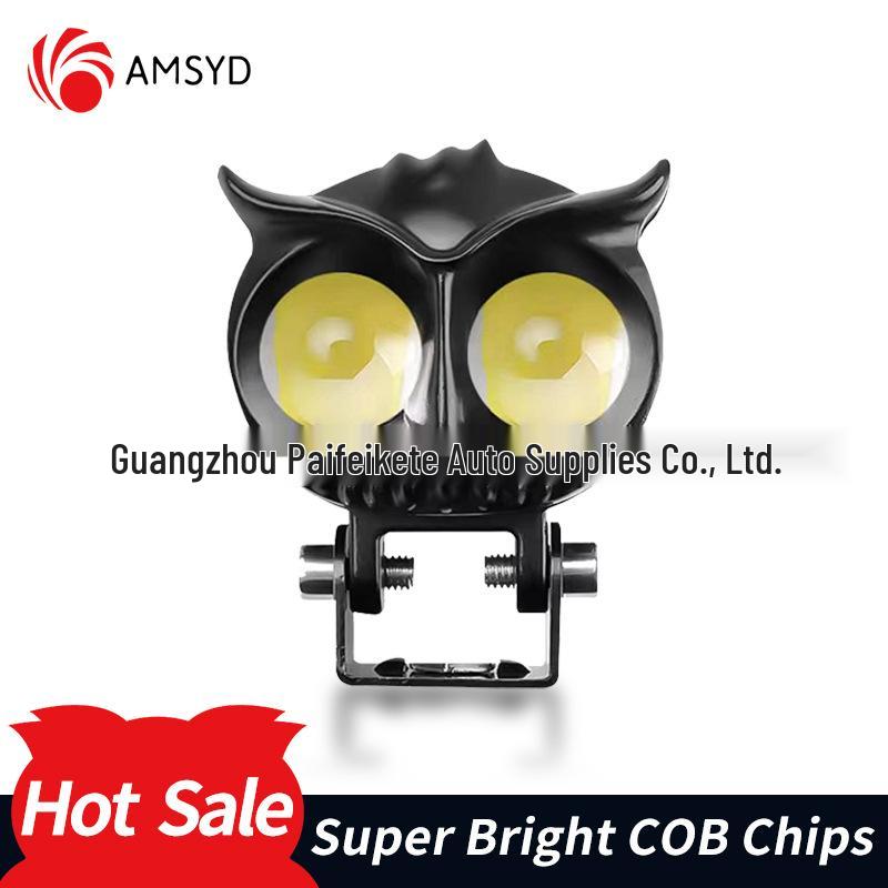 Owl LED Motorcycle Fog Light Spotlight DC 12-85V
