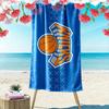 York Knicks Print Beach Towel, Large Soft Quick Dry Towel for Beach Camping Swimming