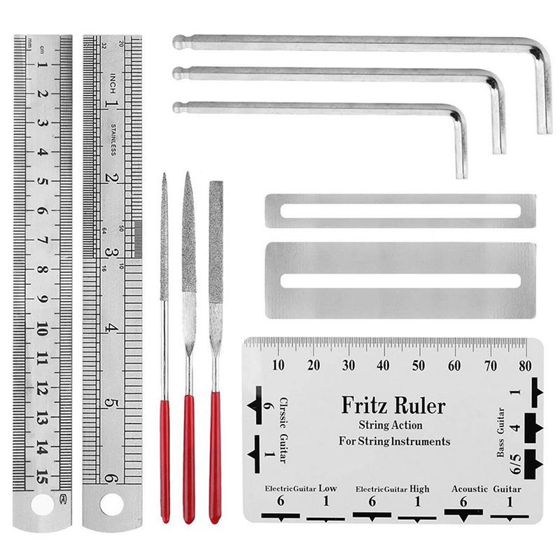 Набор для ухода за гитарой Luthier, инструменты для ремонта и обслуживания, полный набор инструментов для гитары, плоскогубцы