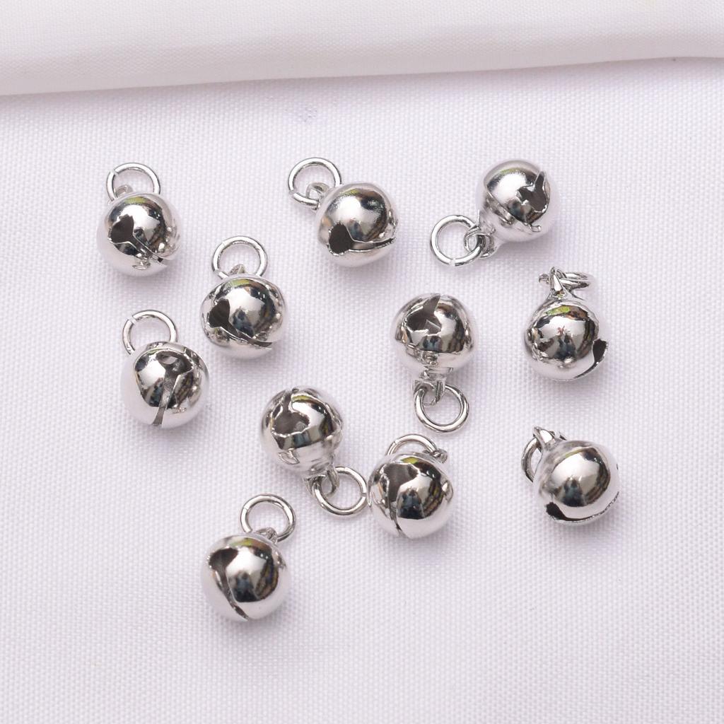 50 шт. 18-каратный золотой пакет, сохранение цвета, 8 мм, браслет-колокольчик, аксессуары для браслета, сделай сам, бисерные украшения ручной работы, аксессуары, маленькая капелька