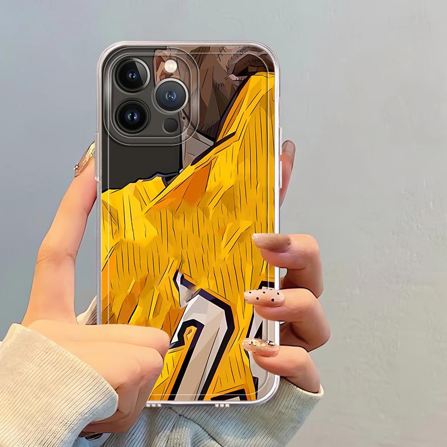 Мягкий чехол для телефона для iPhone 7 8 XR 12 Mini 16 15 14 Plus 13 12 11 Pro MAX 16e Баскетболисты Крутой