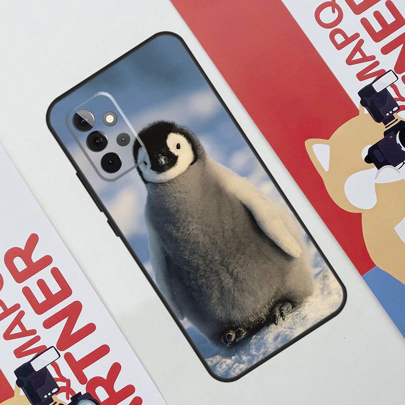 Чехол с пингвином, снег, арктическое животное, милый, для Samsung Galaxy A06 A16 A36 A56 A55 A35 A33 A53 A13 A23 A17 A54 A34 A14 A52 A32 A15