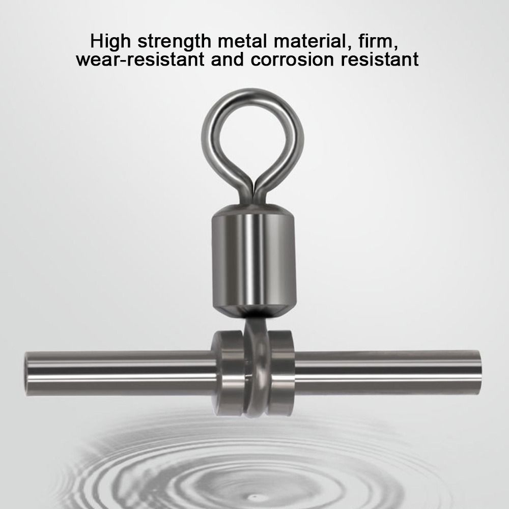 Brass Barrel Cross-line Brass Head 3 Way Connect Sleeves Rolling Swivel Tube Fishing Swivels