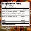 Omega 3-7-9 plant-based dietary supplement, beneficial for heart, hair, nail, and skin health, 120 softgels.