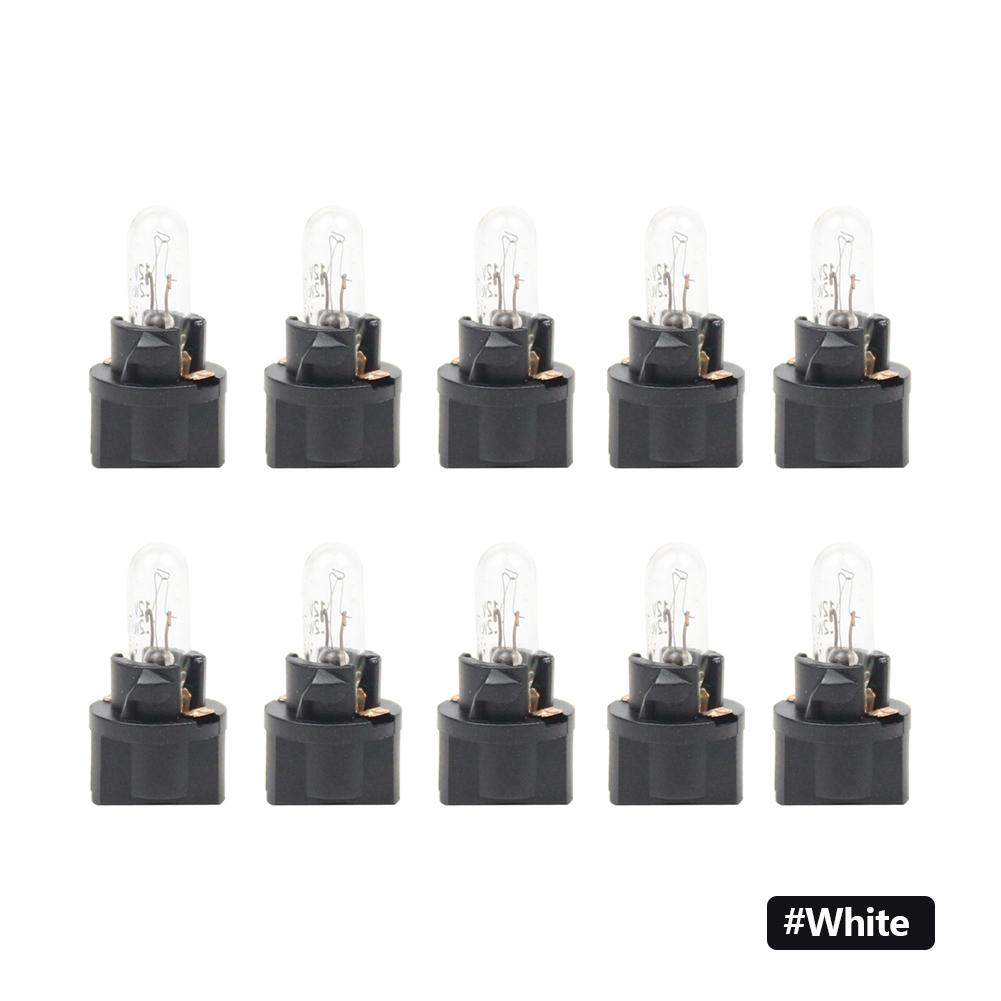 10 шт. T5 SMD LED Автомобильная лампа Автомобили Светодиод Измерительный прибор Панель приборов Лампочки Авто Внутренний Индикаторная лампа