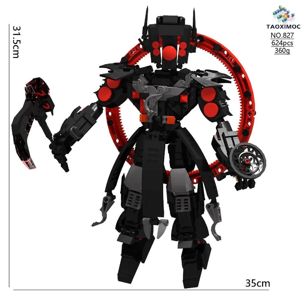 Конструктор Skibidi Toilet Игровые фигурки Cameraman Clock Man Speakerman Tv Man Skibidi Toilet Drillman Speaker Man Titan Clockman