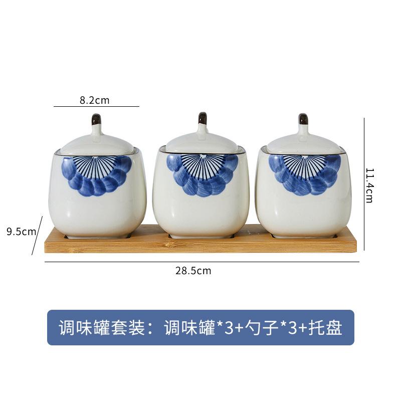 Набор банок для специй Nordic Kitchen, креативная керамическая банка для хранения приправ, влагостойкая, органайзер для соли и перца, домашние инструменты для приправ
