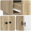 Sideboard Sonoma Oak 66 x 34.5 x 95 cm Particleboard