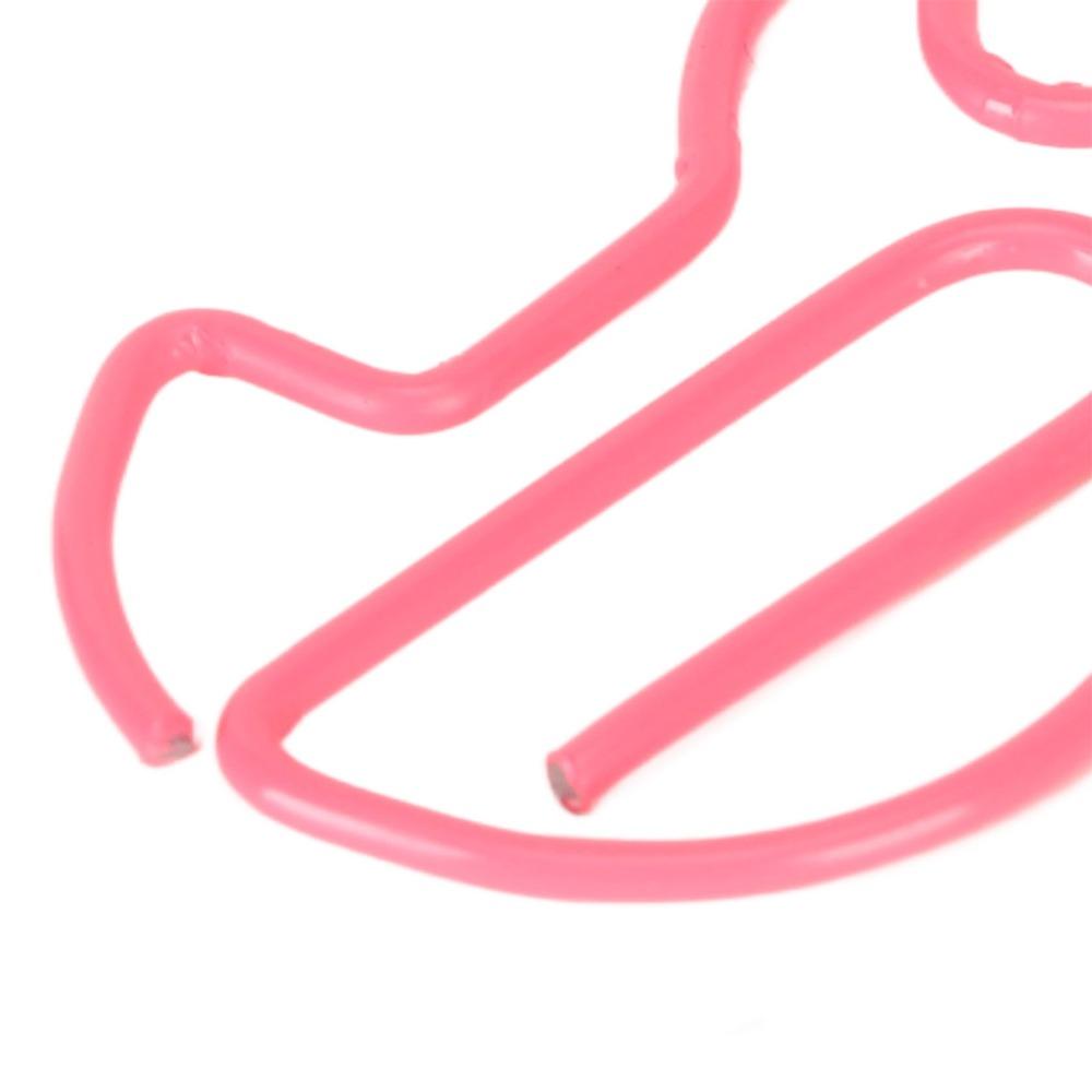 100Pcs Creative Rabbit Shaped Paper Clip Rabbit Shaped Cute Paper Clips  File Organization