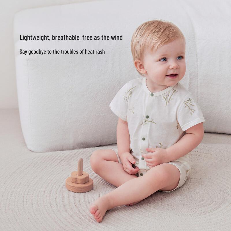 Babylove Pure Cotton Short Sleeve Summer Bodysuit
