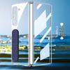 Прозрачный силиконовый чехол для Samsung Z Fold7, ударопрочный, с эластичным ремешком на запястье