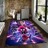 Spider-Man Into the Spider-Verse Poster Miles Morales Spider-Gwen Animated Art vintage carpet rug for living room hallway floor cover