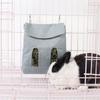 Hanging Pouch Feeder Hay Bag Holder Feeding Dispenser Container for Rabbit Guinea Pig Small Animals Pet