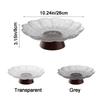 Large Capacity Pedestal Fruit Bowl Plastic Fruit Display Stand Elegant Dried Fruit Plate  Candy