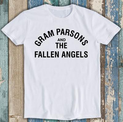 Грэм Парсонс И Падшие Ангелы Фолк-рок Ретро Крутой Подарок Футболка T-Shirt M1368