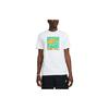 Sportswear Graphic Print Crew Neck T-Shirt Men Tops White FB9815-100