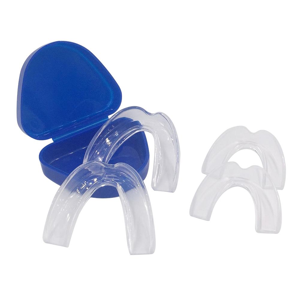 4-8Pcs Mouth Protector with Storage Case Anti-Grinding Mouthguard EVA Sports Mouth Guard Stop Bruxism for Teeth Clenching Night 3