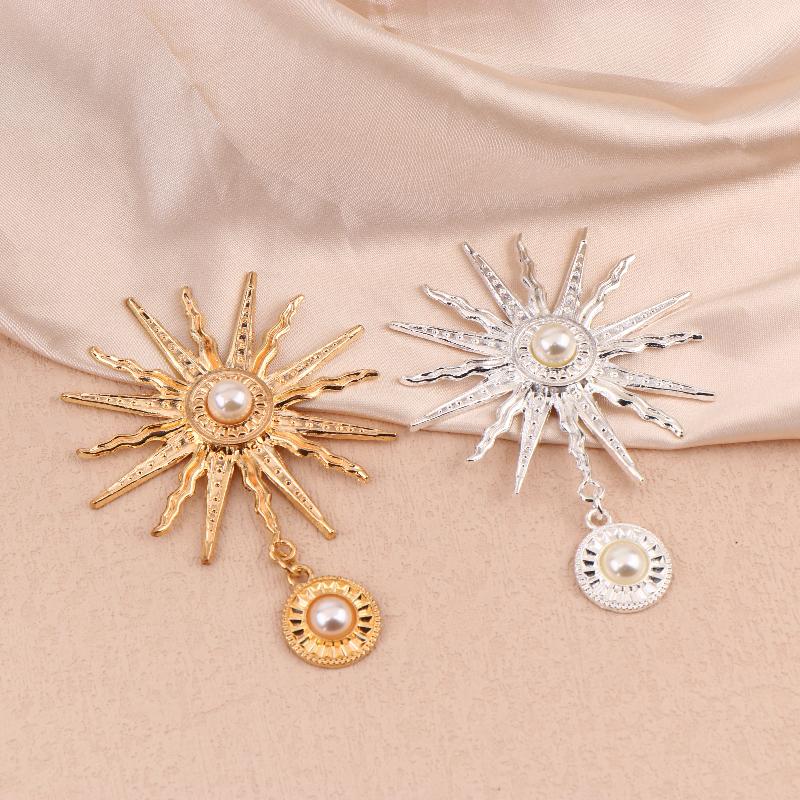 10 шт. Барочный стиль Жемчужная подвеска Подсолнух Ювелирные изделия Сделай сам Свадебная одежда Бант Ювелирные украшения Декоративные аксессуары