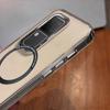 Case for Vivo V30 Pro,V30 Minimal Semi-Transparent Magnetic Casing Raised Electroplated Lens Bezel Anti-Slip Drop Resistant Protective Shell