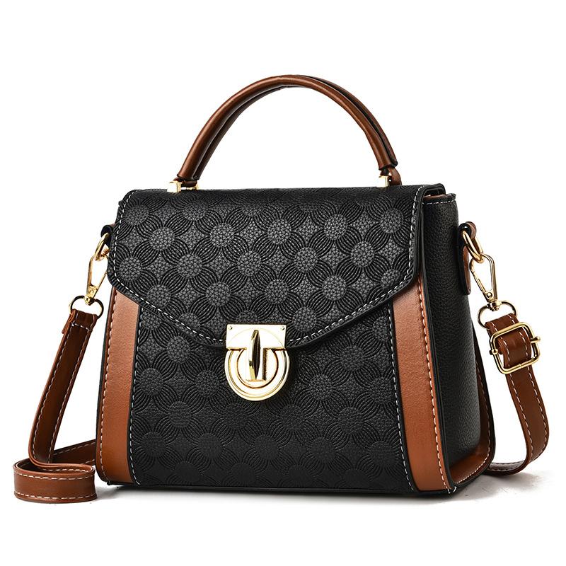 Small Bag Women's Autumn New Colored Small Square Bag Korean Leisure One Shoulder Crossbody Bag