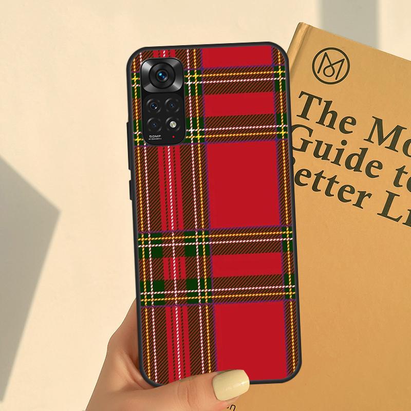 Чехол с узором в клетку Clan Stewart Dress Tartan для Xiaomi Redmi 12C 10A 10C 9C Note 12 Pro 11 Pro 10 Pro 9 8 Pro 10S 11S 12S