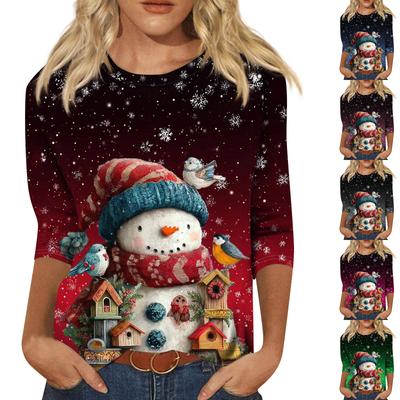 Женские топы с круглым вырезом, хлопковая женская повседневная модная блузка с длинным рукавом и круглым вырезом с цветочным принтом, пуловер