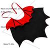 Bat Transformation Halloween Pet Costume Stand-collar Comfortable Small Dog Knight Cape Soft Fabric Adjustable Kitten Dress