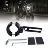 Монтажный кронштейн для светодиодного фонаря мотоцикла, горизонтальный зажим для трубы, держатель каркаса безопасности на крышу 22-37 мм