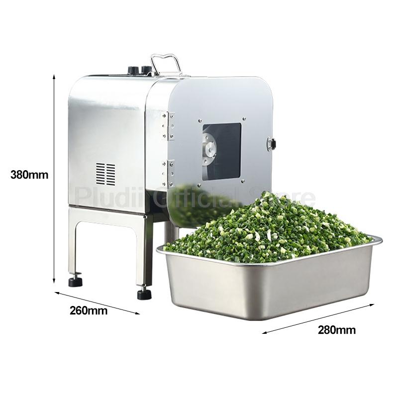200-240W Commercial Vegetable Dicer 150-200KG/H Electric Slicer Stainless Steel Food Processor For Catering Business Food Prep