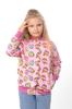 Куртка бомбер (девочки) – Стильный принт, Мягкая ткань двойного переплетения, Повседневная одежда, Любой сезон, 6404-055-5 HC
