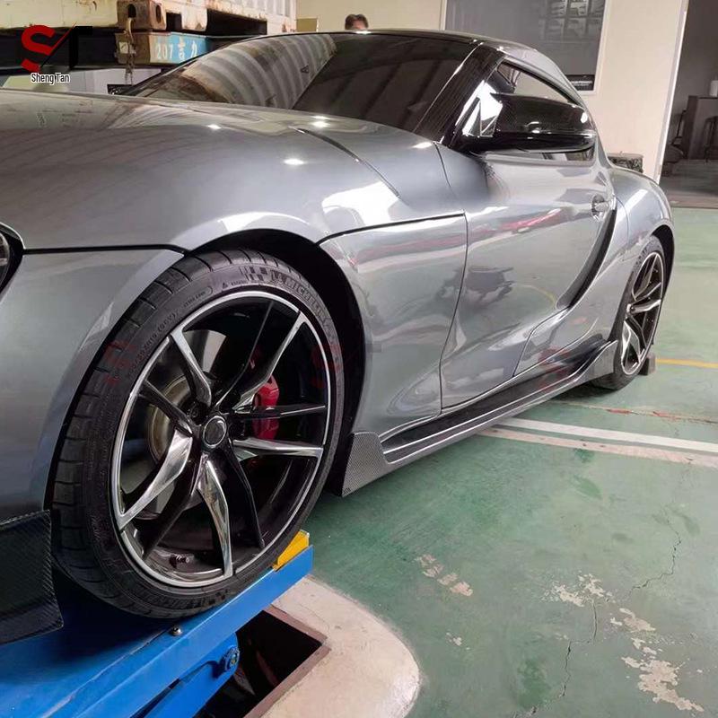 Боковые пороги из углеродного волокна для Toyota SUPRA A90/A91 AG - Модифицированные комплекты обвеса Внешний тюнинг