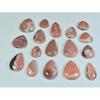 14-21 мм Натуральный родохрозит Груша Кабошон Свободный драгоценный камень Лот 17 шт. 258 карат. C-211