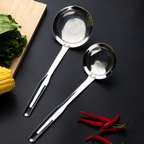 Дуршлаг из нержавеющей стали, ложка-сито, мелкая сетка, ручка, масляный фильтр, сито для пищи, кухонный гаджет для супов, рагу, фруктов, овощей