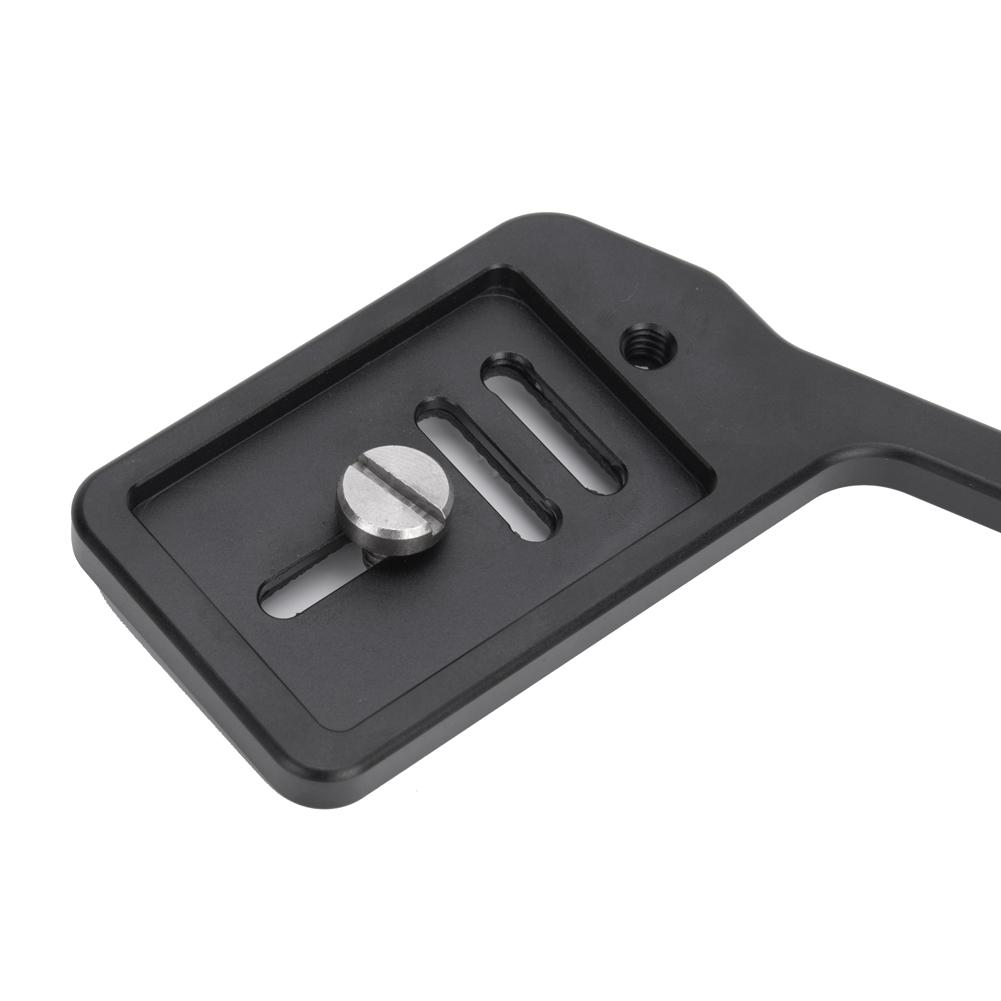 Aluminium Alloy Camera Flashlight Tripod Bracket with Dual 1 4in Screw for DSLR Stand Shooting