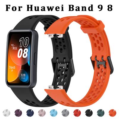 Ремешок для Huawei Band 9, аксессуары для ремешков, сменный ремешок для умных часов, силиконовый браслет correa для Huawei Band 8