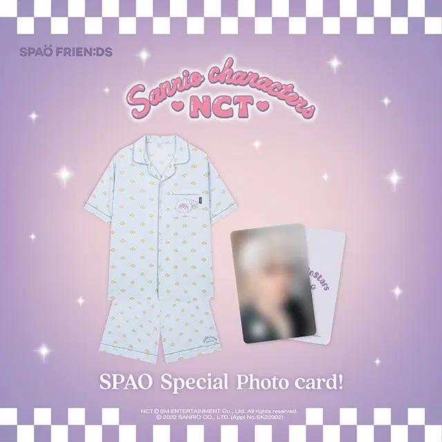 Jisung SPAO Sanrio Summer Pajamas M Little Twin Stars NCT photocard